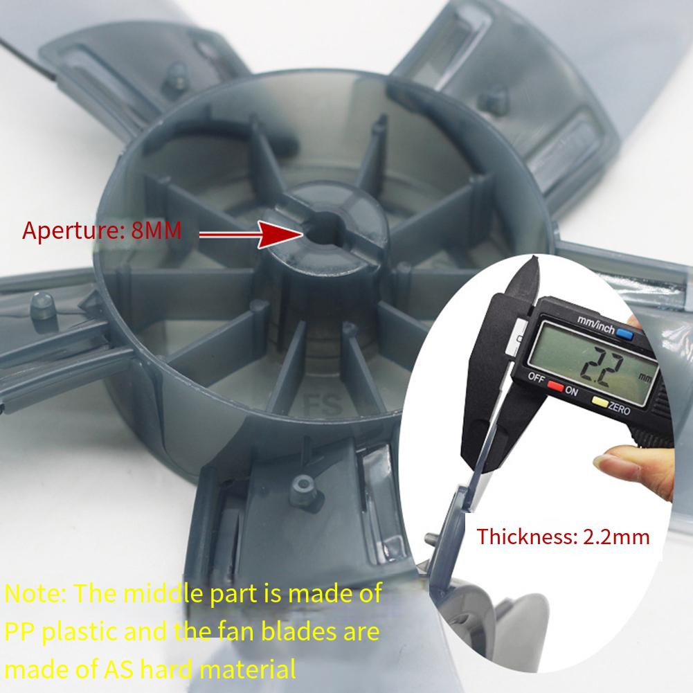 Strong Wind Fan Blades Electric Fan Blades Long-lasting Plastic Material Low Noise Operation Optimal Airflow Design