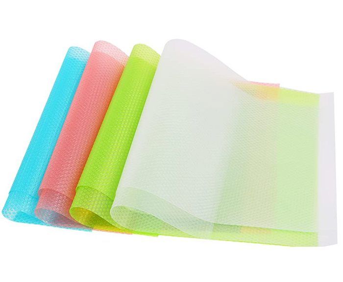 Mata do lodówki - Antybakteryjna - Antypoślizgowa - Zmywalna - Możliwość przycięcia - 8 sztuk