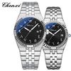 CHENXI 82802 Couple Original Watch Calendar Waterproof Luminous 1piece Quartz Watch For Men's And Lady's Fashion Lover's Watches