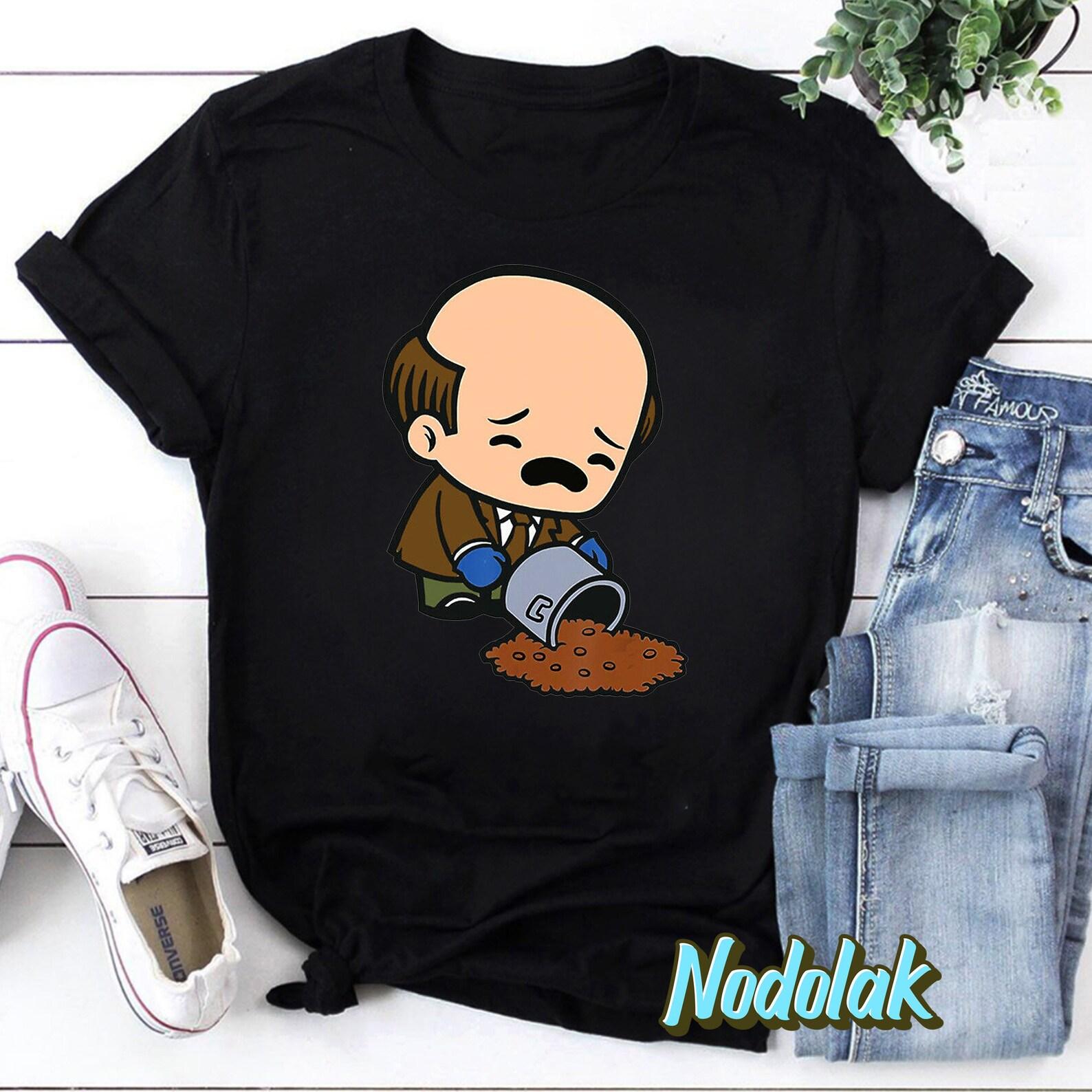 Kevin Spilling Chili Shirt Kevin Malone Chili Office Funny TV Series T-Shirt, Kevin Malone Shirt, Home Alone Kevin Shirt M
