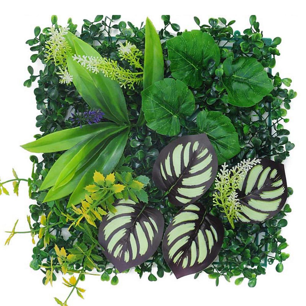 Mur de plantes artificielles Résistant aux UV Décoration murale Installation facile Design