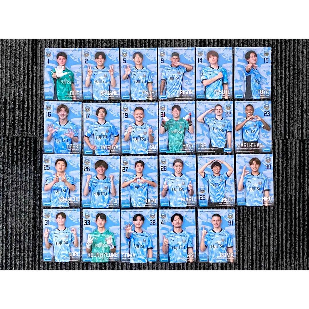 [Anonymous delivery] Kawasaki Frontale player trading cards bulk sale