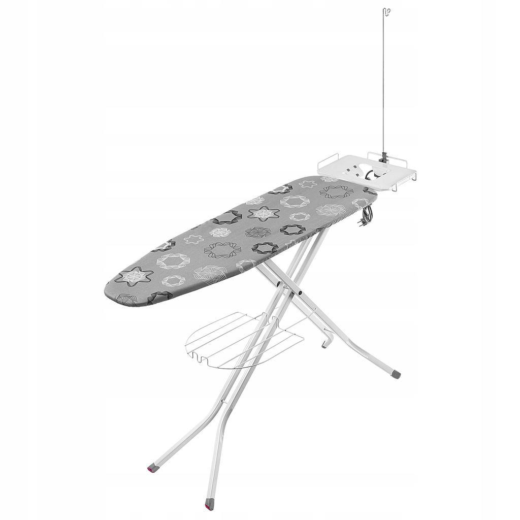 KADAX Deska Do Prasowania 120x38cm szeroki Blat Składana Uchwyt Na Żelazko