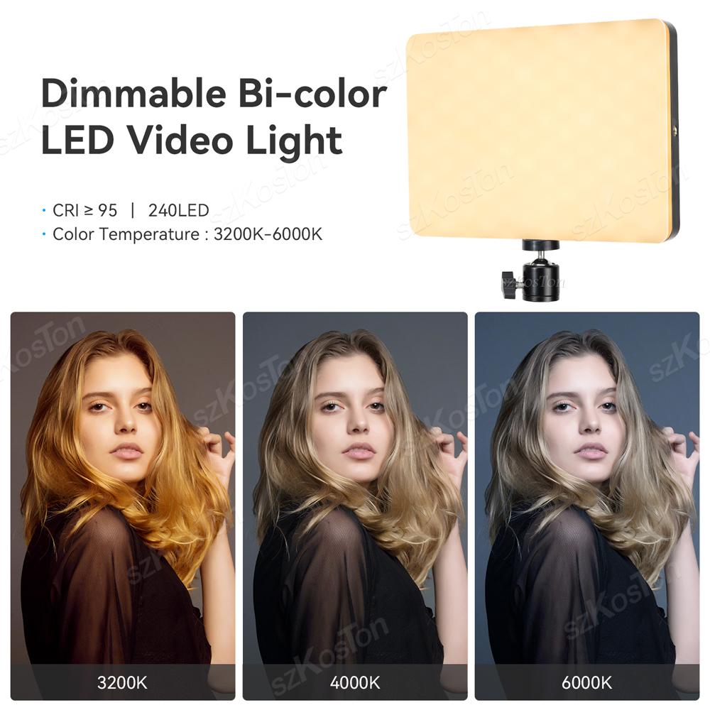 LED Photo Studio Light For Tiktok Youbute Game Live Video Lighting Portable Video Recording Photography Panel Lamp With Tripod