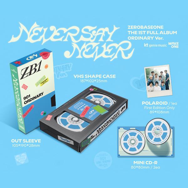 (+shop Gift) ZEROBASEONE - The 1st Full Album [NEVER SAY NEVER] PHOTOBOOK Ver.