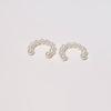 Elegant Pearl Ear Cuff Earrings for Women - No Ear Hole Needed, Stylish High-End Design.