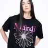 [Mardi mercredi] T-Shirt Flowermardi Gradation_black Pink