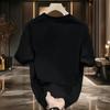 Trendy Brand Short-Sleeved Pure Cotton Men'S Printed T-Shirt Trendy Men'S And Women'S Versatile Round Neck T-Shirt Men'S