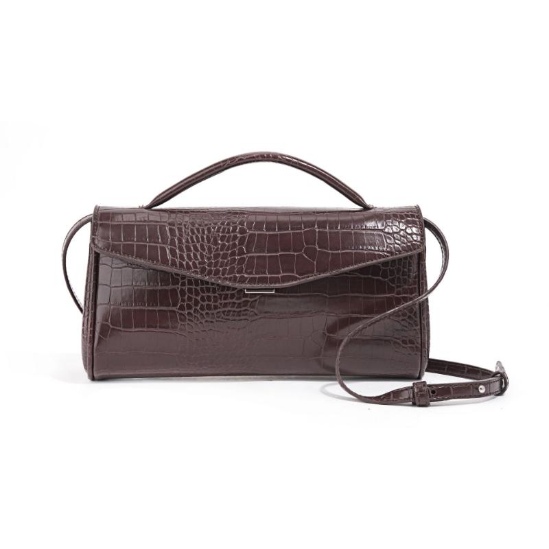 

Stylish Crocodile-print Handbag For Women Vintage Luxury Shoulder Bag Long Elegant Versatile Purse High-quality Crossbody Bag
