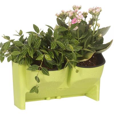 Wall Hanging Flower Pot Stackable Garden Flower Pots Wall Vertical Succulents Plant Pot Bonsai Green Home Decor
