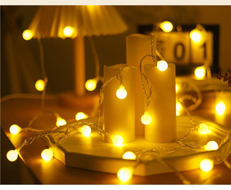 Starry Sky String Lights: Star, Night Market, & Camping Décor - Colorful Flashing Decorative Atmosphere Lights