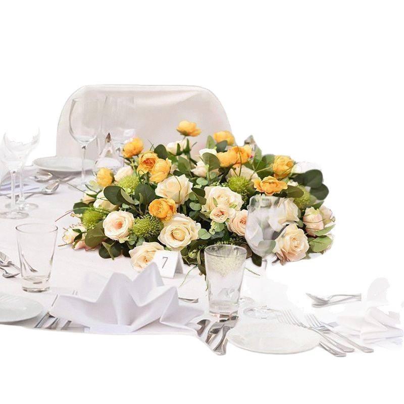 Japanese-Style Floral Art Table Decoration for Weddings and Events