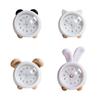 Cartoon Animal Clock with LED Lamp Battery Operated Multifunctional 3-in-1 Desk Clock Night Light Piggy Banks