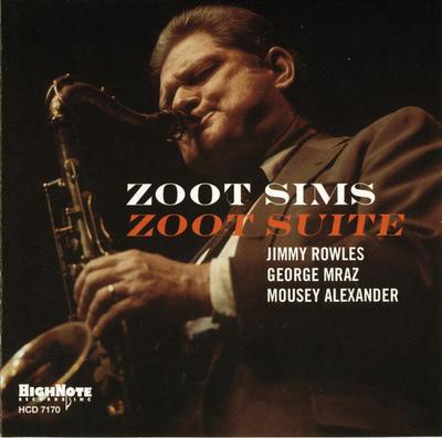 CD ZOOT SIMS - Zoot Suite  HCD7170 HighNote Record 2007 US Jazz Used