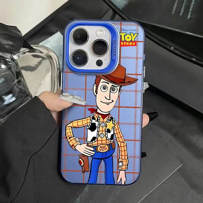 Toy Woody applies to 14plus large hole 16promax iPhone case iphone15 Europe and America 13 cartoon 12