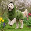 Dog Warm Apparel Velvet Dog Calming Jacket Thickened Windproof Pet Hoodies Solid Color Warm Pet Sleepwear Universal Pets