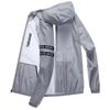 Large Size Summer Ice Silk Sunscreen Clothing Men's Thin Hooded Windbreaker Loose Sports Jacket Fishing Jacket