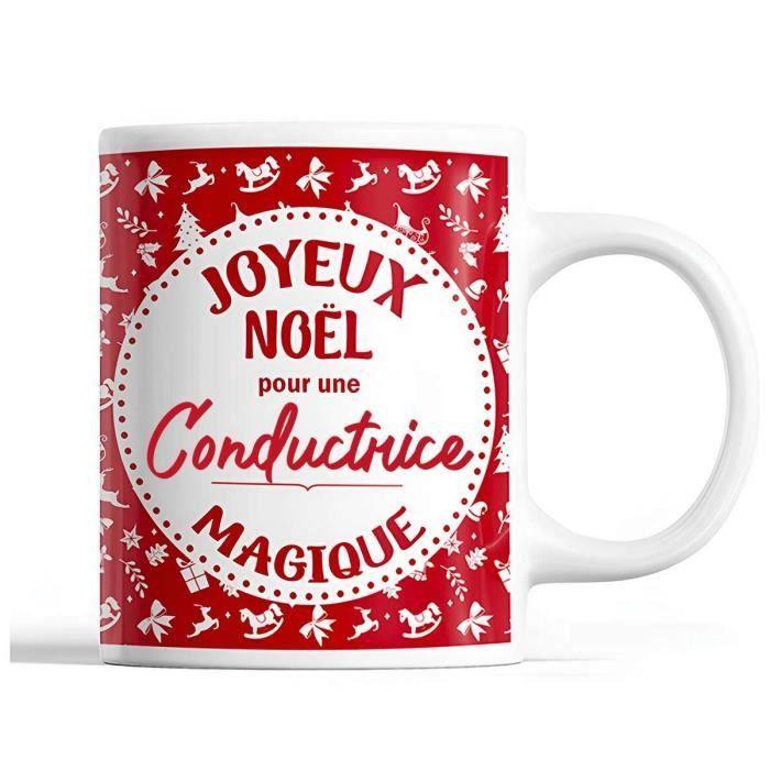 Mug - Female Conductor - Red - 325 Ml - Secret Santa Christmas Gift Idea