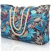 Large Striped Casual Beach Bag