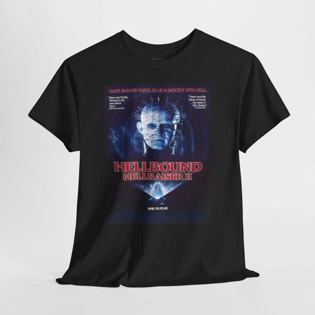 Hellbound Hellraiser II 1988 Retro Filmplakat Horror Unisex Grafik-T-Shirt