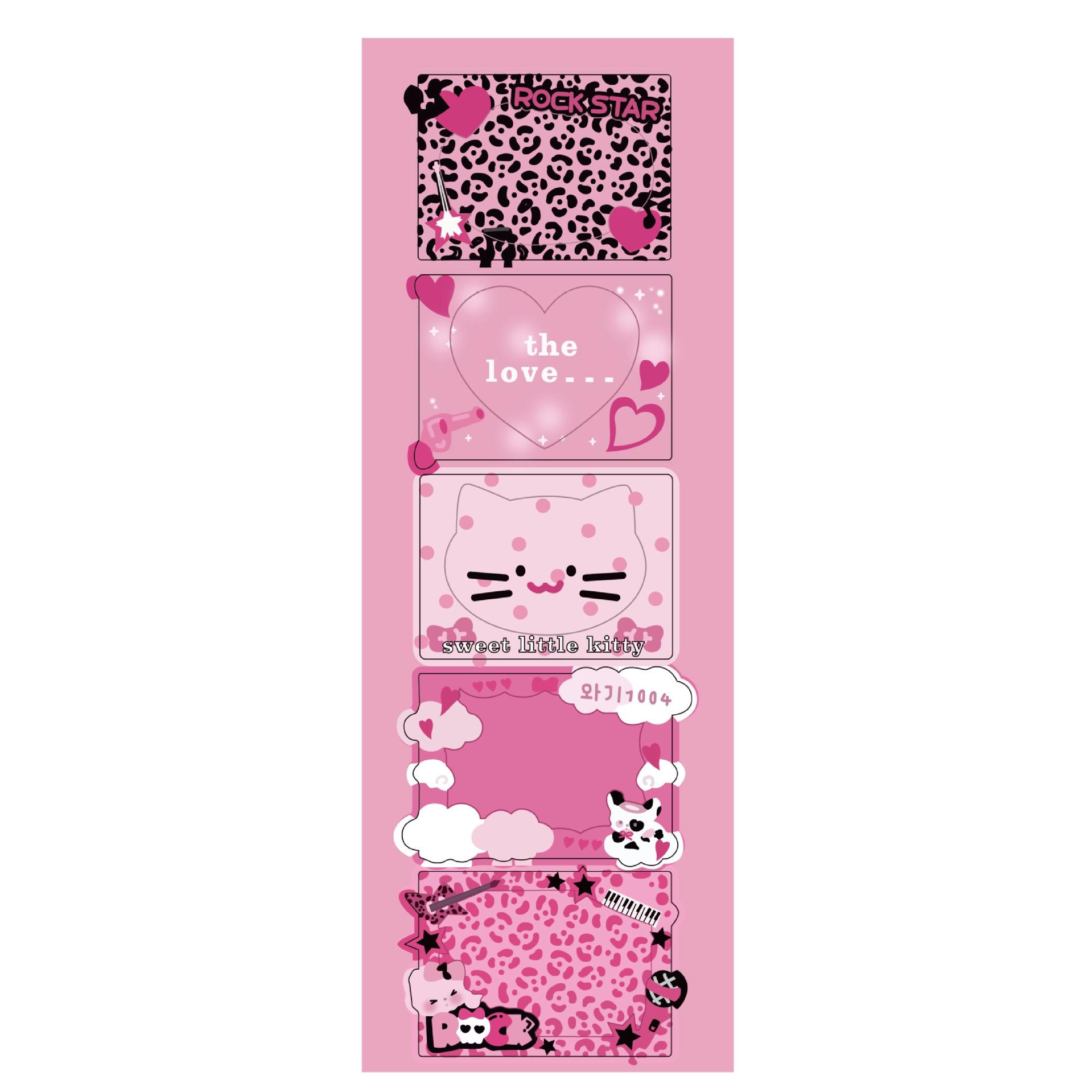 Корейская популярная мультяшная наклейка того же стиля — фото 7