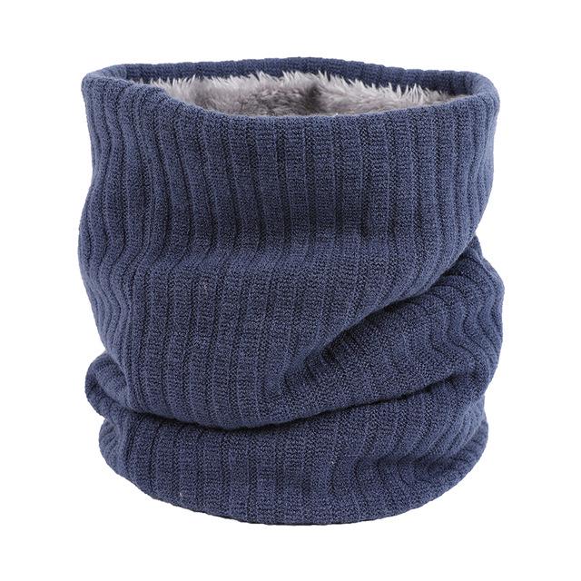 Unisex Fleece-Lined Neck Warmer Snood - Windproof, Versatile, Ideal for Autumn/Winter Cycling and Outdoors