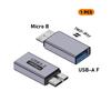 USB C to Micro B Extender Adapter 10Gbps USB3.0 Type C Female to Micro B Cable Extender for Laptop Phone Hard Drive Disk Samsung