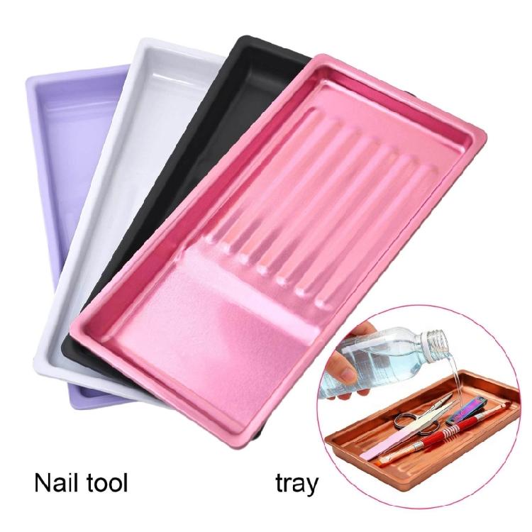 Industrial Strength Nail Technician Tray Thickened Stainless Steel For Salon Tools Disinfects And Efficient Storage