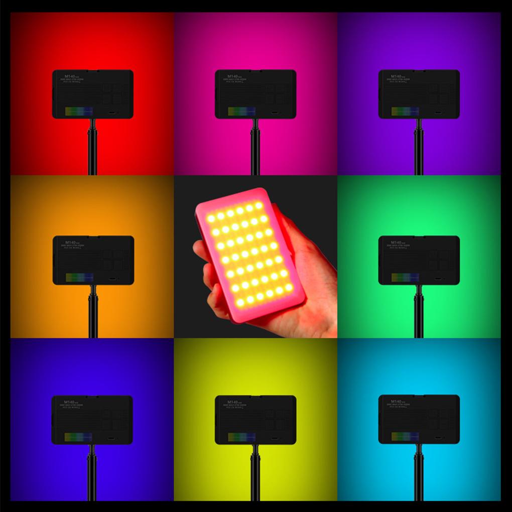 Bærbar Trefarget Fylllys For selfies Mobiltelefon Direktestrømming Skjønnhetsbelysning RGB Fullfarge Speilreflekskamera Fotografering