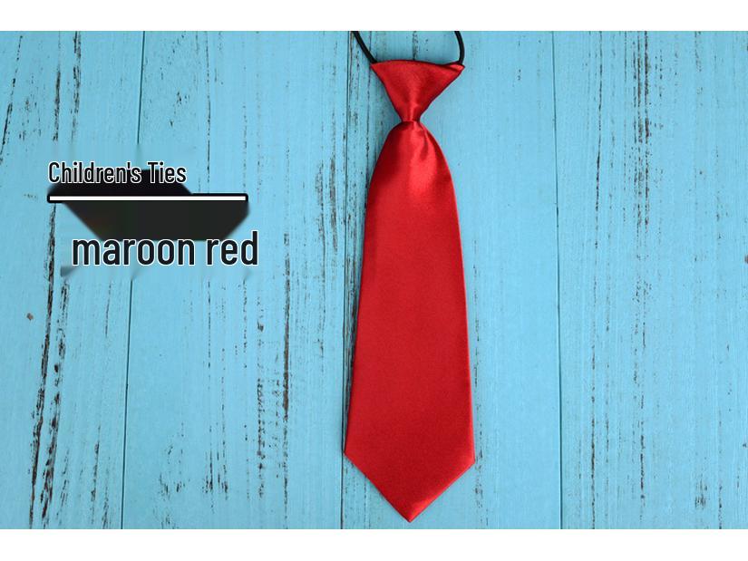 Barne slips uten stryk i svart for gutter og jenter - Skoleuniform og sceneklær