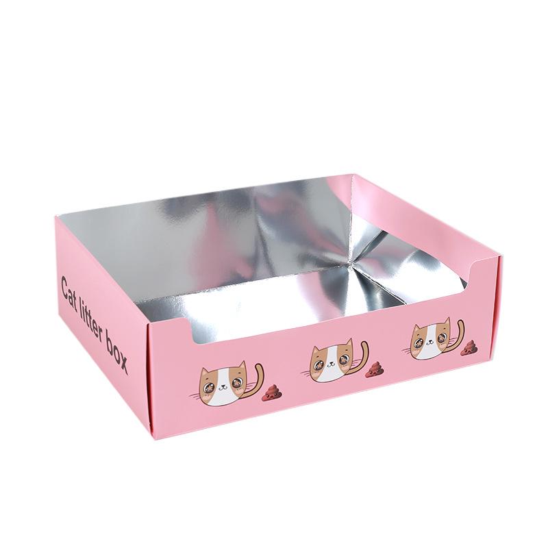 Foldable Disposable Cat Litter Box for Travel and Outdoor Use