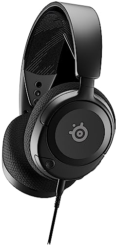 

SteelSeries Arctis Nova 1 Gaming Headset Headphones - Lightweight, Wired, Closed-Back, Compatible with PC, PS5, PS4, Switch, Two-Way Microphone, Noise