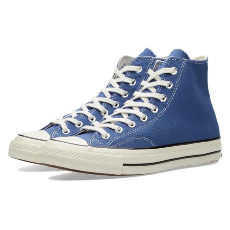 Converse Chuck Taylor All Star 1970s Hi Top True Comfortable and Versatile High Top Espadrilles Unisex Blue & White