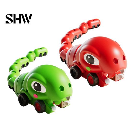 Interactive Electronic Snake Toy RC Magnetic Game Toy, Electric Remote Control Eating Itself Parent-Child Competitive Race Car for Boys Girls