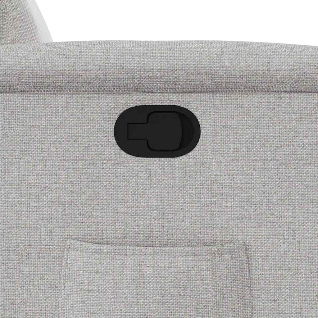 Relaxation Armchair Cloud Grey Fabric