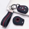 Key Cover for Nissan sentra leaf b17 pathfinder r52 ze2 versa note with Keychain Anti-Scratch Guard Shockproof Protection Soft Grip Texture