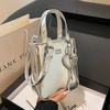 Today's Popular Fashion High-end Portable Small Square Bag Versatile Personality Retro Wind Oil Wax Leather Messenger Women's Bag