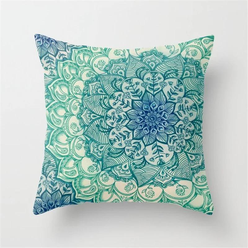 Nordic Bohemian Pattern Printed Cushion Cover Home Living Room Sofa Decoration Square Throw Pillow Cover
