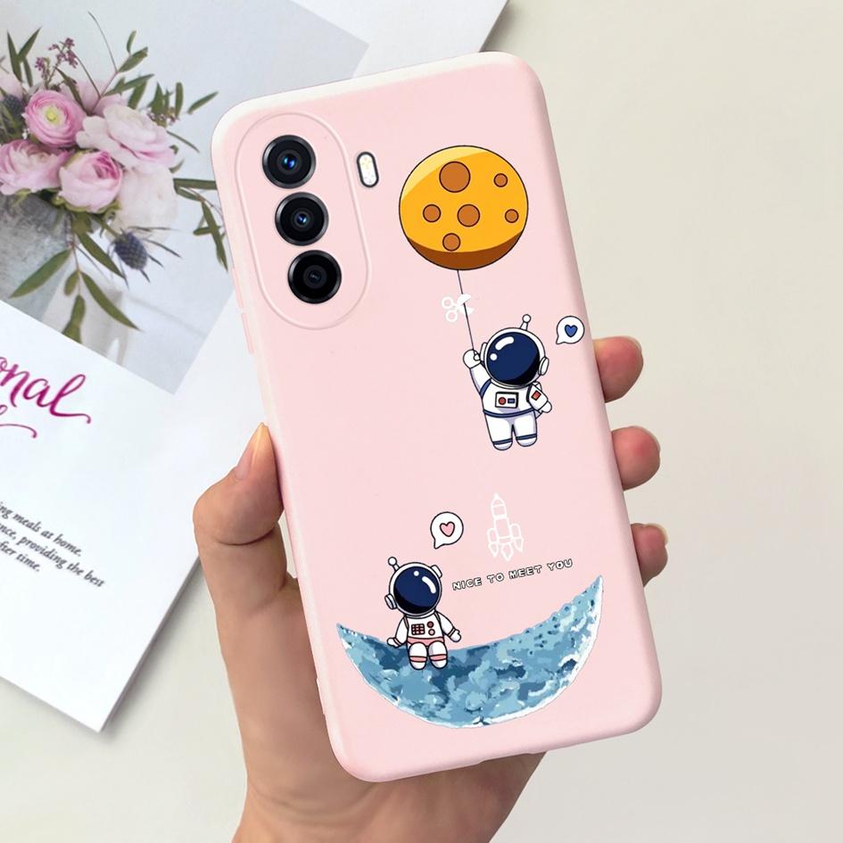 For Huawei Nova Y70 Plus Case Nova Y70 4G Phone Cover Cute Astronaut Cartoon Soft Silicone Funda For Huawei Nova Y70Plus Capinha