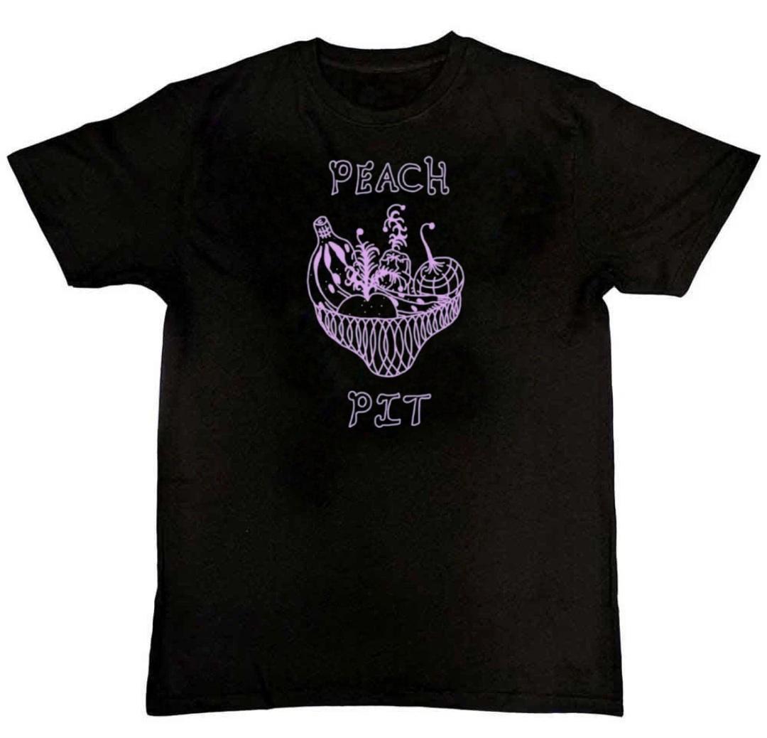 Peach Pit Band Forest Graphic Print Mens T-Shirt S
