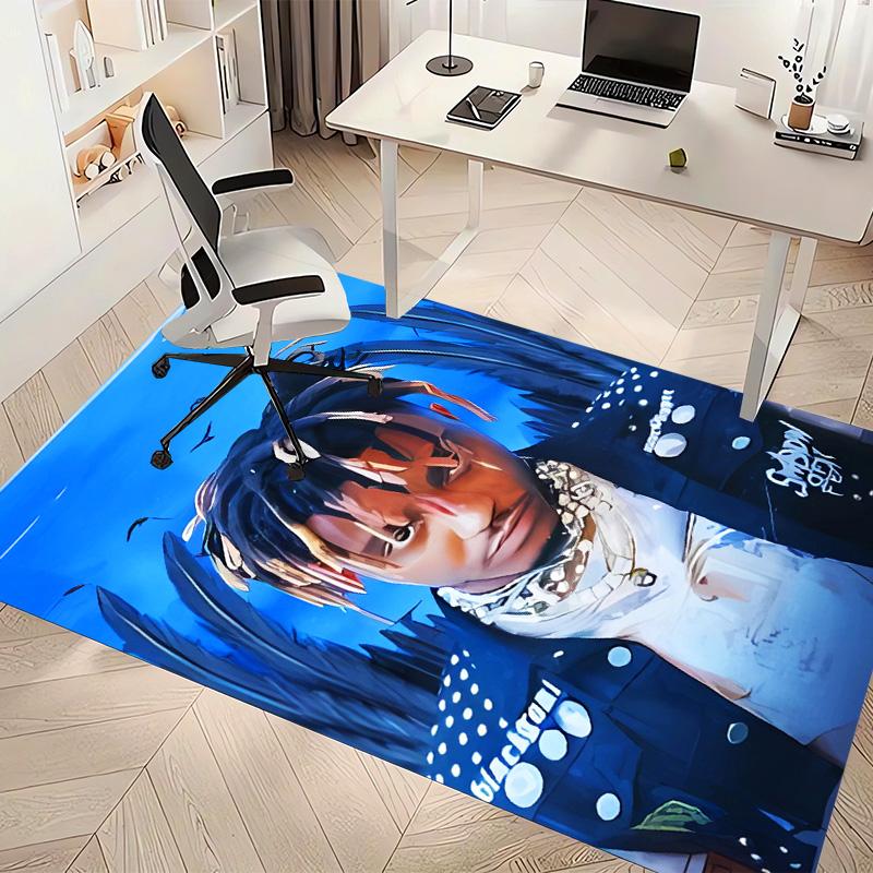 Juice WRLD Printed Absorbent Washable Carpet, Non-Slip Bathroom Mats, Kitchen Rugs, Yoga Mat,Living Room Entrance, Camping Picnic Rugs