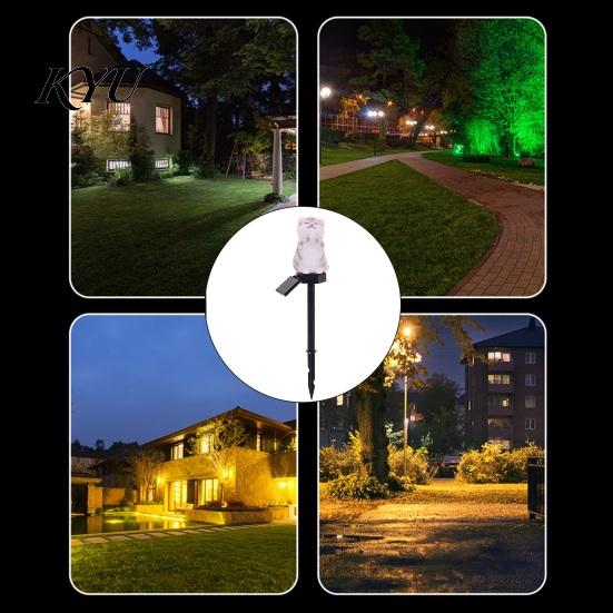 Waterproof Pathway Lighting Solar Cat Garden Light, Outdoor Eco Friendly Decor LED Lamp for Patio Yard Lawn Decoration Romantic Courtyard Atmosphere