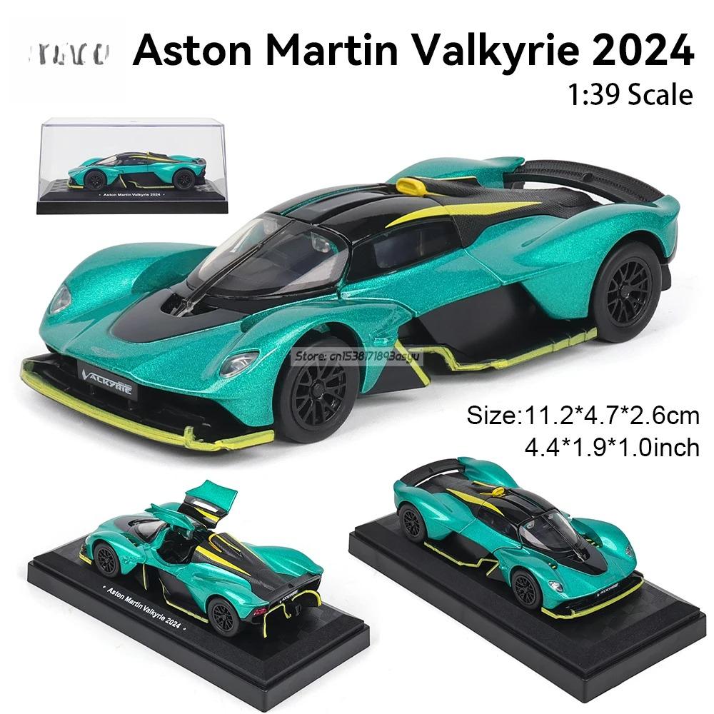 1/39 Legierungsauto-Modell Aston Martin Valkyrie 2024 Die-Cast Sammlung mit exquisitem Innenraum Spielzeug Exklusive Farbbox