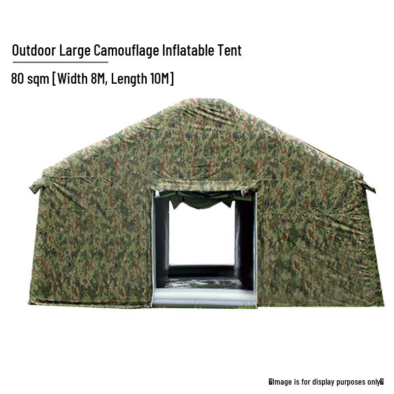 Rui Lv Large Outdoor Inflatable Camouflage Ridge Tent