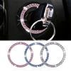 Zinc Alloy Car Ignition Diamond Sticker Rhinestones 3D Switch Rhinestone Stickers  Motorcycle