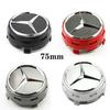 EJK4  2025 Hot For Benz 4PCS 75mm Car Wheel Center Hub Caps Cover For Mercedes Benz B/C/E/S Class A Class C200L GLC GLK CLA Accessorie