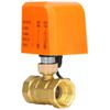 Motorisiertes Kugelventil, 2-adrig, 2-Wege, normalerweise offen, DN25, Messing, ABS, Synchronmotor, AC220V