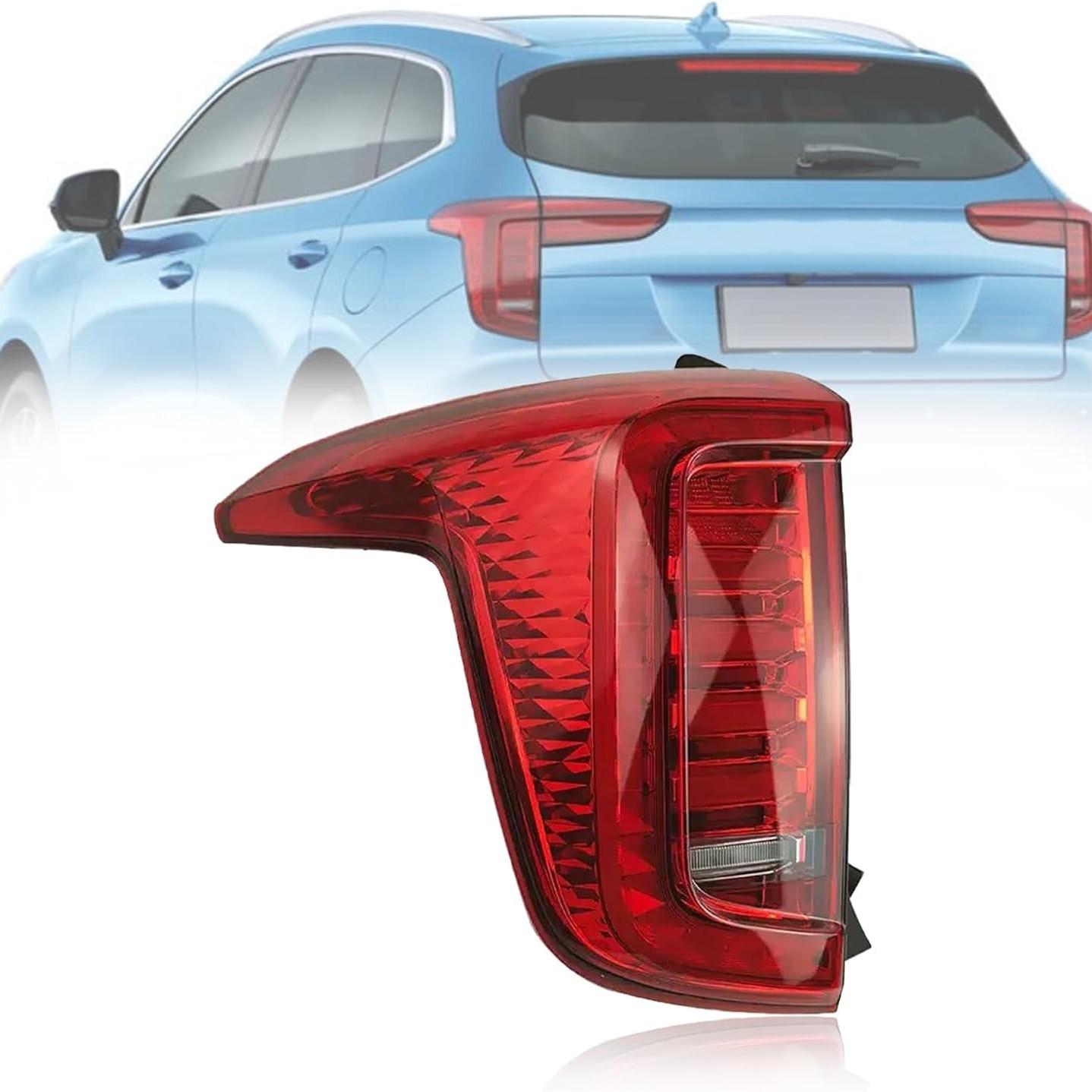 

Haval Chulian Rear Tail Light Assembly: Right & Left Cover, Lamp Housing, Bulb. Right Passenger Side