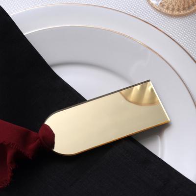 Mirror Gold Acrylic Place Cards DIY Blank Hanging Tags for Wedding Table Decor,Birthday,Centerpiece,Party,Anniversary,Event