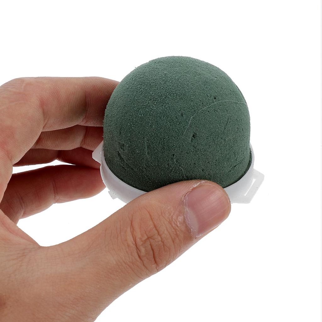 12pcs Mini Floral Holder Round Mud Blocks Wedding Arrangement Supplies Wine Bottle Decoration Floral Craft Foam Flower